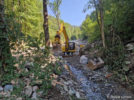 Sanacijska obnova vodotokov in hudournikov po poplavah (2)